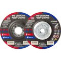 United Abrasives/Sait United Abrasives - Sait Depressed Center Wheel T27 6"x 1/4" x 5/8-11" Proprietary Grain 22516